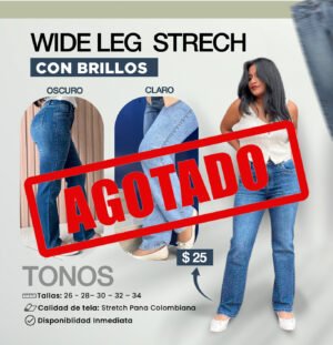 Wide Leg con Perlas Incrustadas